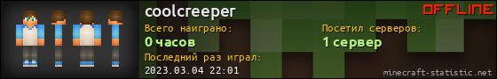 Юзербар 560x90 для coolcreeper