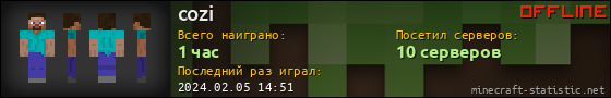 Юзербар 560x90 для cozi