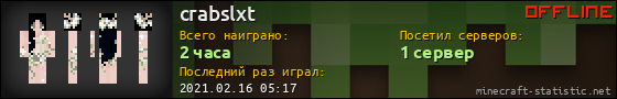 Юзербар 560x90 для crabslxt