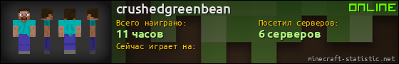 Юзербар 560x90 для crushedgreenbean