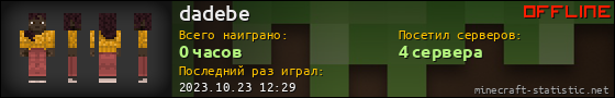 Юзербар 560x90 для dadebe