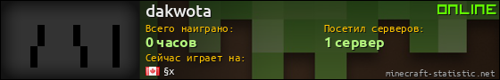Юзербар 560x90 для dakwota