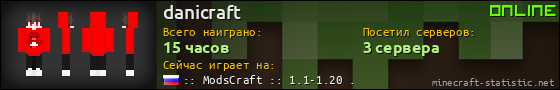 Юзербар 560x90 для danicraft