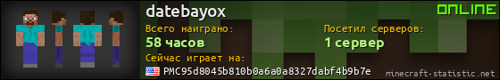 Юзербар 560x90 для datebayox