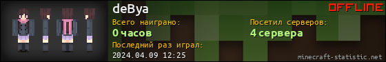 Юзербар 560x90 для deBya