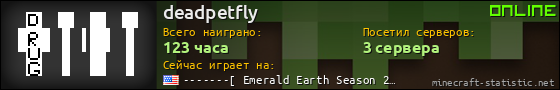 Юзербар 560x90 для deadpetfly