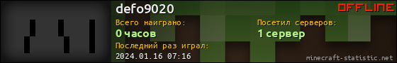 Юзербар 560x90 для defo9020
