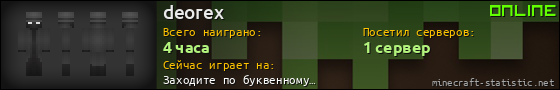 Юзербар 560x90 для deorex