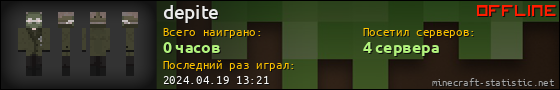 Юзербар 560x90 для depite