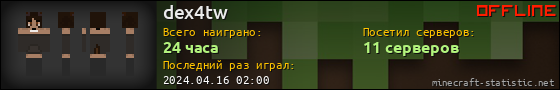Юзербар 560x90 для dex4tw