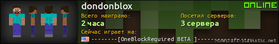 Юзербар 560x90 для dondonblox