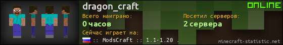 Юзербар 560x90 для dragon_craft