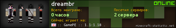 Юзербар 560x90 для dreambr