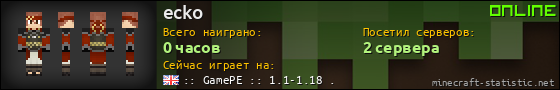 Юзербар 560x90 для ecko