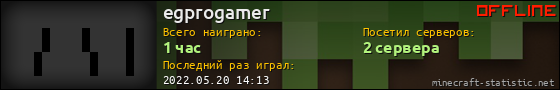 Юзербар 560x90 для egprogamer