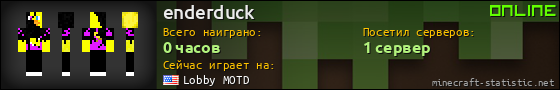 Юзербар 560x90 для enderduck