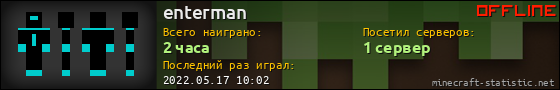 Юзербар 560x90 для enterman