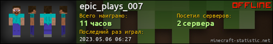 Юзербар 560x90 для epic_plays_007