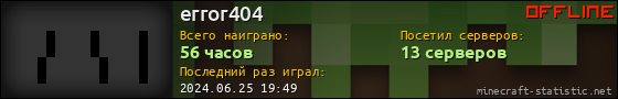 Юзербар 560x90 для error404