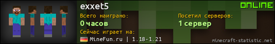 Юзербар 560x90 для exxet5