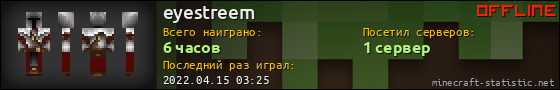 Юзербар 560x90 для eyestreem