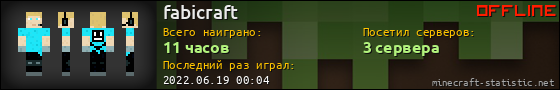 Юзербар 560x90 для fabicraft