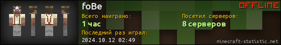 Юзербар 560x90 для foBe