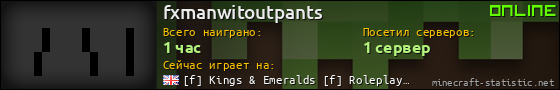 Юзербар 560x90 для fxmanwitoutpants