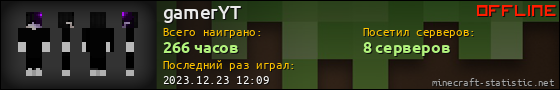 Юзербар 560x90 для gamerYT