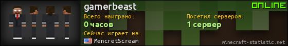 Юзербар 560x90 для gamerbeast