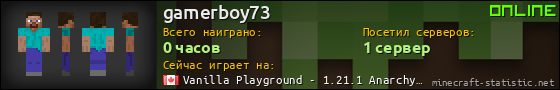 Юзербар 560x90 для gamerboy73