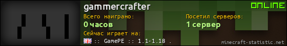 Юзербар 560x90 для gammercrafter