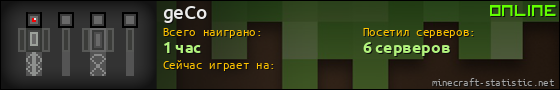 Юзербар 560x90 для geCo
