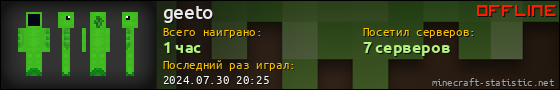 Юзербар 560x90 для geeto