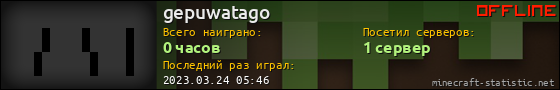 Юзербар 560x90 для gepuwatago