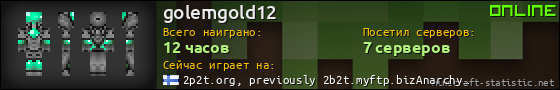 Юзербар 560x90 для golemgold12