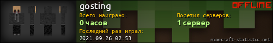Юзербар 560x90 для gosting