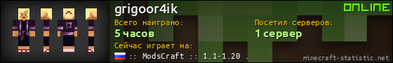 Юзербар 560x90 для grigoor4ik