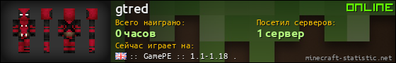 Юзербар 560x90 для gtred