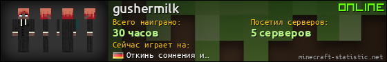 Юзербар 560x90 для gushermilk