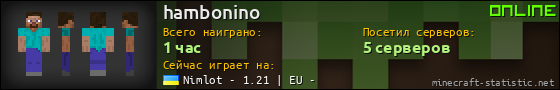 Юзербар 560x90 для hambonino