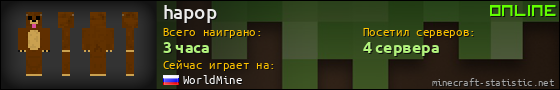 Юзербар 560x90 для hapop