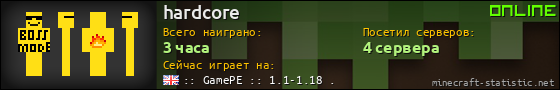 Юзербар 560x90 для hardcore