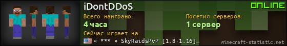 Юзербар 560x90 для iDontDDoS