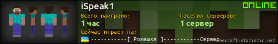 Юзербар 560x90 для iSpeak1
