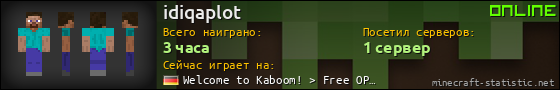 Юзербар 560x90 для idiqaplot