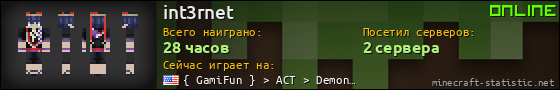 Юзербар 560x90 для int3rnet