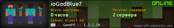 Юзербар 560x90 для ioGodBlue7