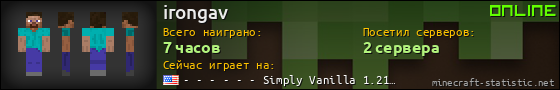 Юзербар 560x90 для irongav