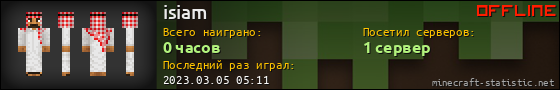 Юзербар 560x90 для isiam
